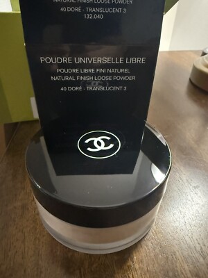 【新品４個】CHANEL POUDRE UNIVERSELLE LIBRE CHANEL POUDRE UNIVERSELLE LIBRE NATURAL FINISH LOOSE POWDER #40