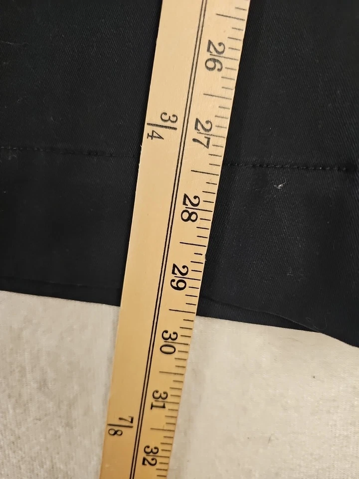 Pantalón Cherokee Ultimate Sarga Caqui Color Negro Relajado Talla 18 Pierna Ancha Nuevo  Foto 2 de 4