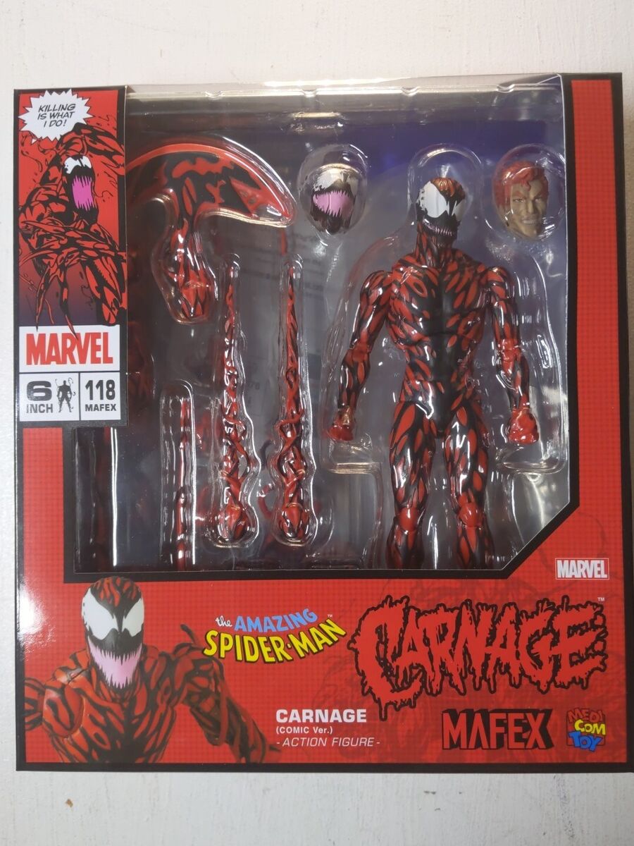 MAFEX No.118 Carnage (Comic Ver.) Reissue Medicom Toy Action MAFEX No.118 Carnage (Comic Ver.) Reissue Medicom Toy Action