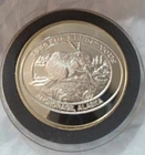 ALASKA MINT 1986 FUR RENDEZVOUS MEDALLION 1 OZ .999 SILVER ROUND W/ BOX