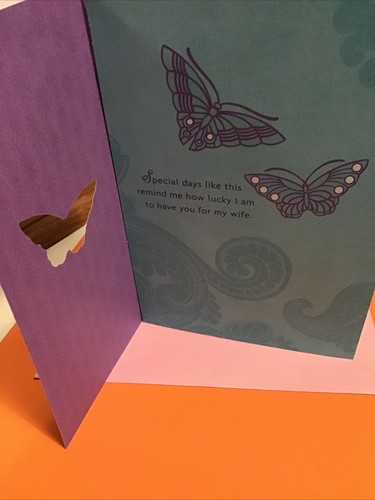 Happy Mother’s Day For My Wife With All My Love 5.5”x 8” Hallmark Greeting Card - Picture 3 of 10