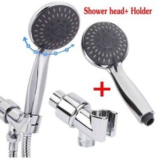 Adjustable Bracket Suction Shower Head Handset Holder  Hand Held Shower Head US
