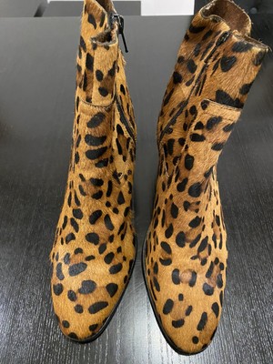 leopard print ankle boots river island