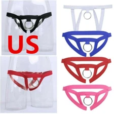 Sexy Mens Underwear Thongs G-string Jockstrap Briefs Underpants Jock Strap