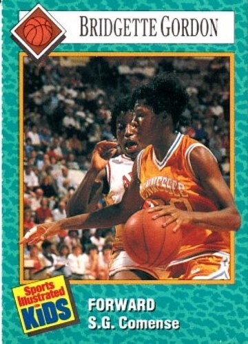 Bridgette Gordon Volunteers 1989 Sports Illustrated for Kids & 1996 Classic card