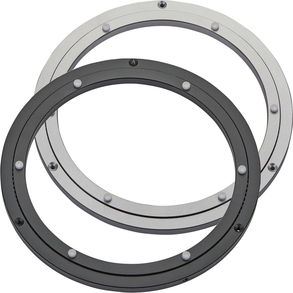 Aluminium Drehkranz Silber 304 Mm Belastbar Bis 300 Kg, Drehring