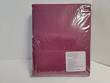 THE COMPANY STORE CLASSIC PERCALE TWIN SIZE SHEETS SET CABERNET