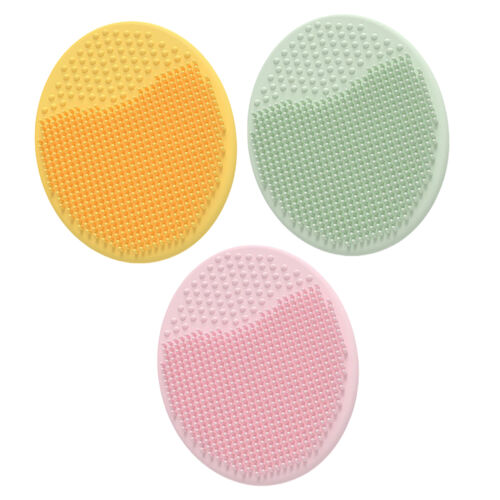 Scalp Brush Head Massager Silicone Brush Hair Washing Comb Baby Bath Brush Soft