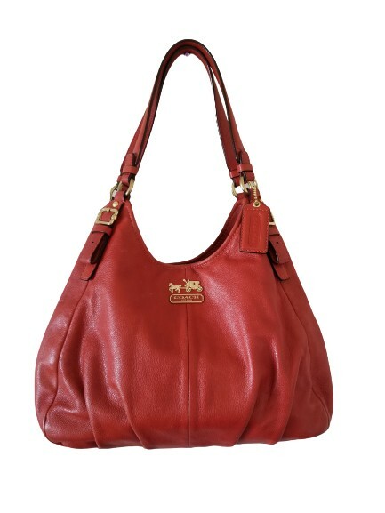 coach madison maggie leather shoulder bag