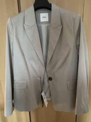 S. Oliver, Blazer, Damenblazer, nagelneu, NP 149 , Gr. 40, leicht glänzend, grau