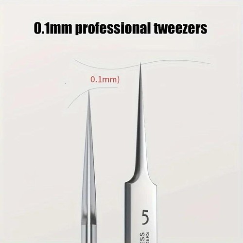 1 Pack No.5 Fine Acne Tweezers Blackhead Remover Needle Tool for Skin Care - Picture 19 of 24