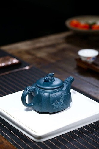 Yixing Clay Teapot 10oz Zisha Tea Pot handmade Chinese Dragon Kungfu Tea Set - Picture 18 of 27
