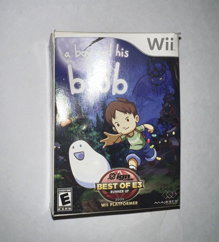 RARE A Boy and his Blob Jelly Beans EMPTY BOX Nintendo Wii 2009 Promotional - Picture 2 of 4