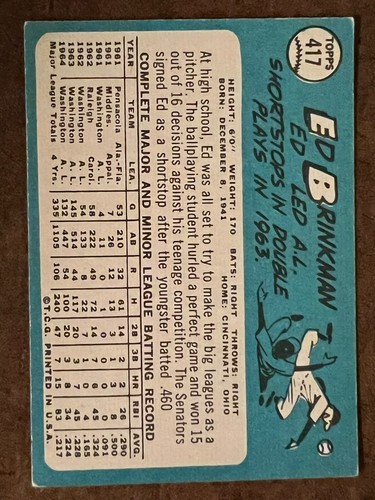 1965 Topps Baseball Singoli - Scegli la tua carta -- 371-598 -- numeri alti - Foto 91 di 357