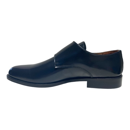SCARPE DERBY CERIMONIA UOMO CAMPANILE COLLECTION 916 PELLE BLU ORIGINALE AI 2025 - Imagen 3 de 6