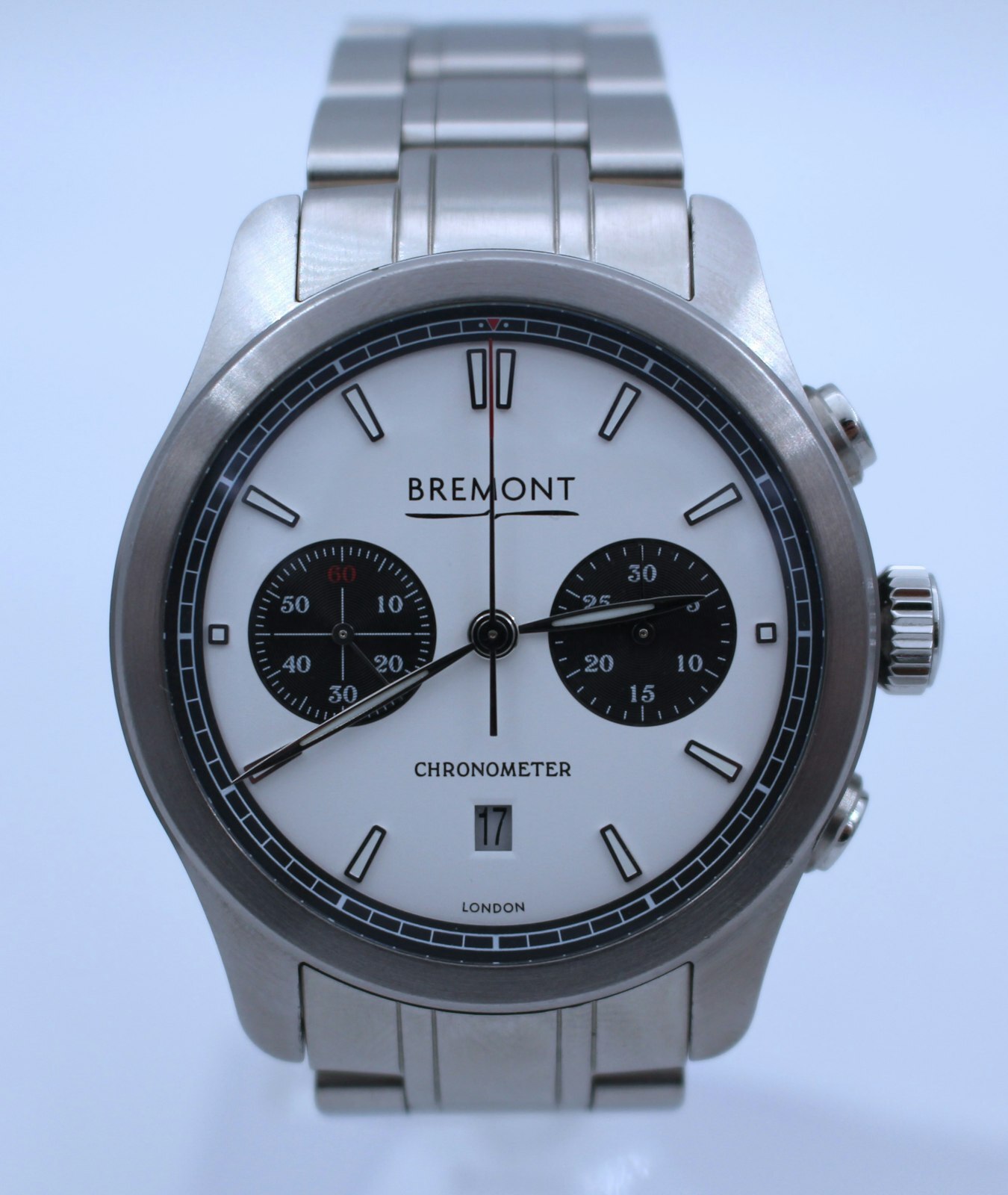 Bremont ALT1-C Chronograph 43mm Auto Steel Mens Watch ALT1-C-WB-B Selling As-Is