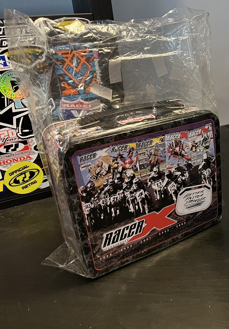 Racer X Smooth Industries Metal Lunchbox Vintage Motocross Moto Memorabilia eBay