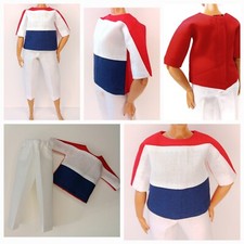 4th Of July Outfit For Curvy Doll White Short Pants