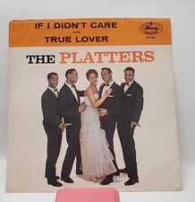Platters IF I DIDN'T CARE / TRUE LOVER DOO WOP 45/PS 71749 PLAYS VG NO NOISE