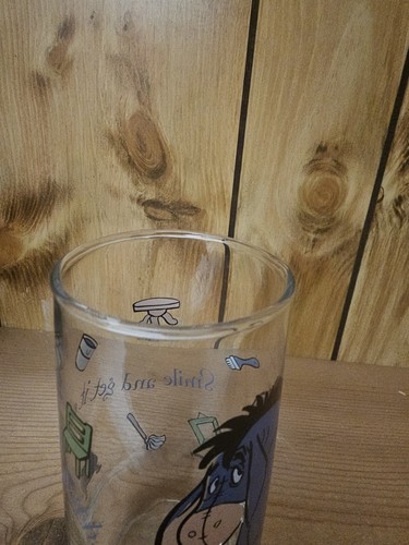 Disney Eeyore Glass 'Smile And Get It Over With' - Picture 5 of 6