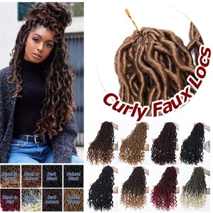 Uk Natural Thick Curly Wavy Faux Locs Dreadlock Braiding Braids