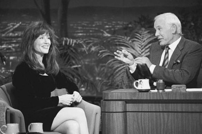Mary McDonnell Moderator Johnny Carson 1991 4x6 Foto 