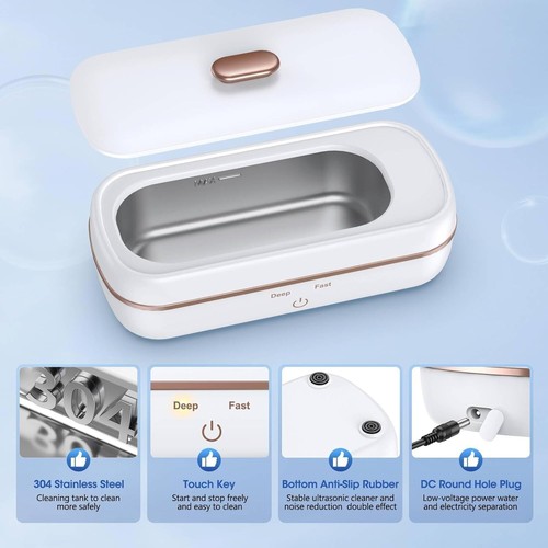 Ultrasonic Jewelry Cleaner 47000Hz with UV Chip, APAILANT Sonic Cleaner for Ring - Picture 7 of 7