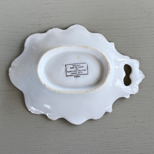 Vintage Larned KS Arkansas River Steel Bridge Souvenir Dish Bowl Wheelock - 第 10/12 張圖片