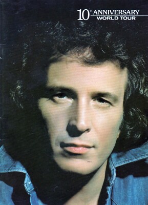 Don McLean  10th Anniversary World Tour  Programme  1982  Very Good+