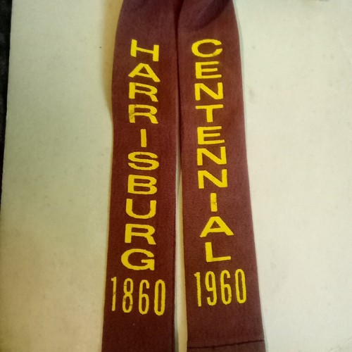 Harrisburg Centennial 1960 Clip On Tie Brown - Picture 3 of 4