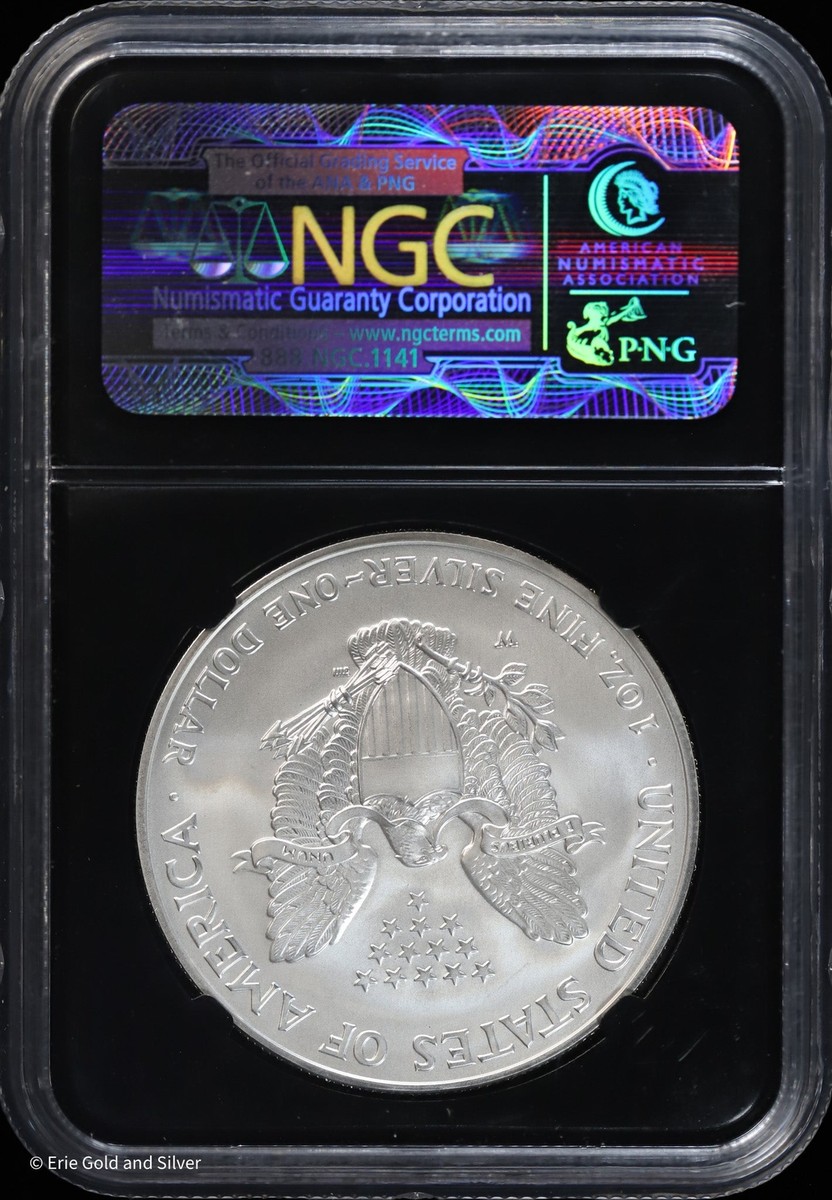 2006 W $1 American Silver Eagle NGC MS 69 | 20th Anniversary | eBay