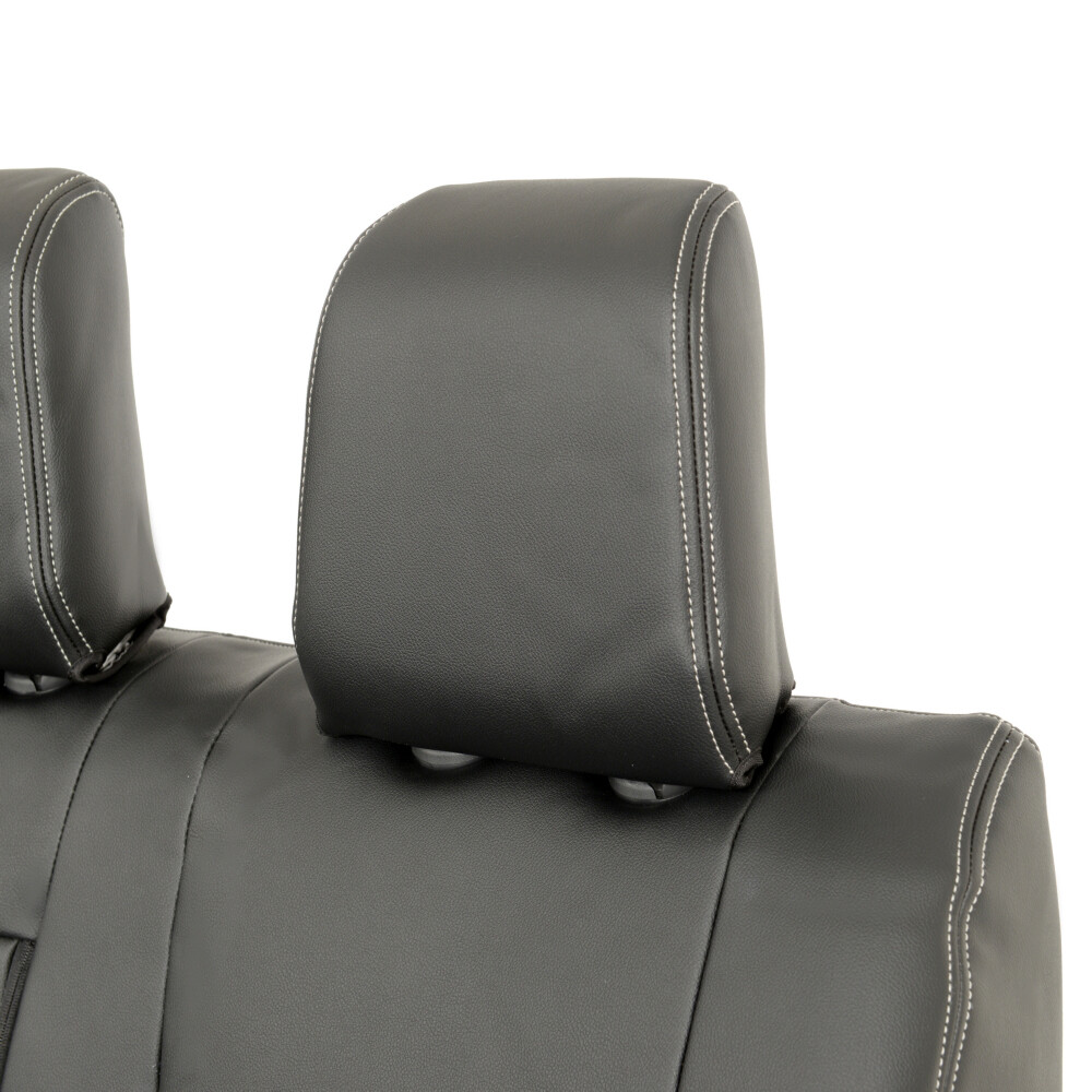 VAUXHALL VIVARO SEAT COVERS FRONT LEATHERETTE TAILORED (ALL YEARS ALL