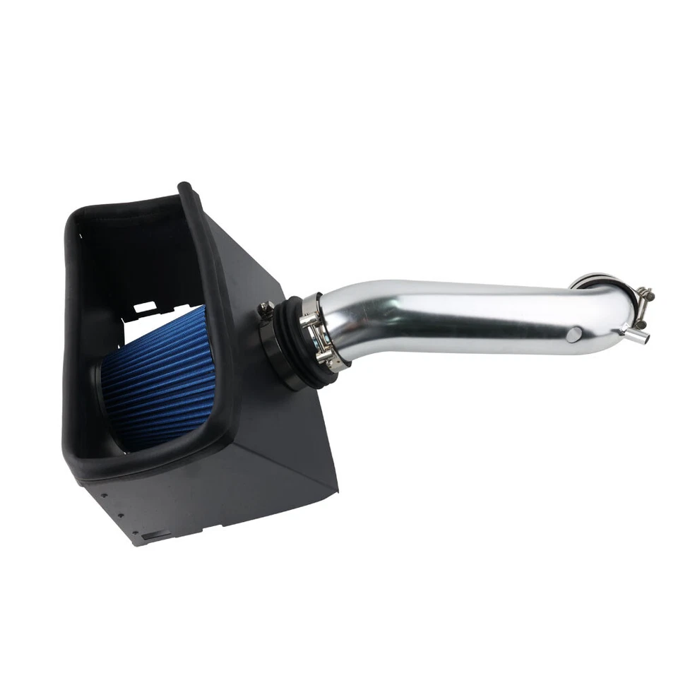 Sistema de admisión de aire frío filtro protector térmico para 02-08 Dodge Ram 1500 2500 4,7 L/5,7 Foto 3 de 4