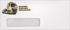 500 FULL COLOR Custom Printed Envelopes - 10 Window or Non-Window on 24 White