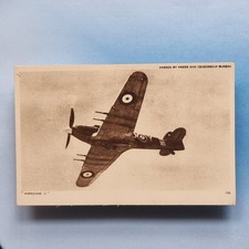 RAF WW2 Aircraft Postcard C1940 Fighter Battle Of Britain Hawker Huricane Mk II