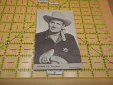 Vintage Gene Autry Western 210 Penny Arcade Card - Singing Cowboy Sheriff