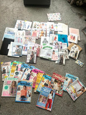 Riesiges Konvolut Schnittmuster und Zeitschriften verschiedene Fabrikate