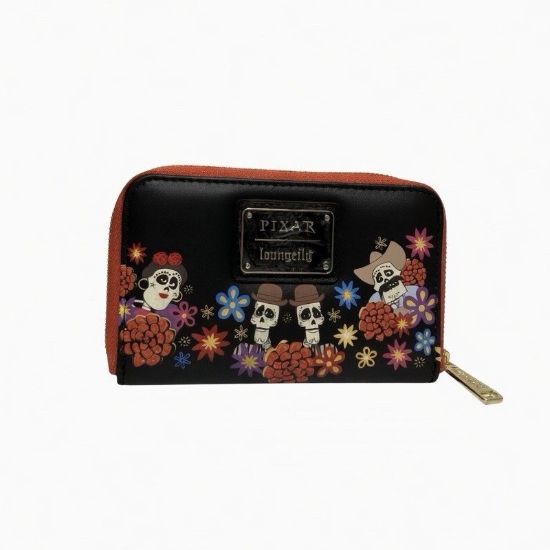 Loungefly Disney Pixar Coco Land of the Dead Family Small Zip