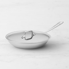 All-Clad D3&reg; Tri-Ply Stainless-Steel Fry Pan with Lid