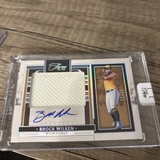 2024 Panini Three And Two Baseball Brock Wilken Prospect Jersey Autographs /49