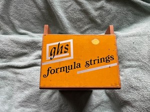 Vintage GHS Formula Strings Wooden Box FREE SHIPPING!