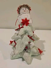 Dreamsicles Vintage 1994 Cherub Christmas Tree. Heavy Ceramic  Or Clay . Made In