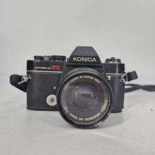 Konica AutoReflex TC 35mm SLR Film Camera Hexanon AR 50mm f/1.7 Lens Parts