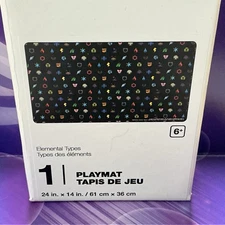 New In Box - Elemental Types Pokemon Center Exclusive Playmat 