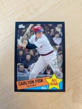 2020 Topps - 1985 All-Stars Carlton Fisk #85AS-27 Black /299