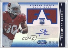 2013 Certified Freshman Fabric Mirror Blue Signatures Stepfan Taylor Auto 0f8