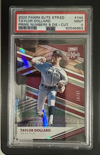 2020 Panini Elite Extra Edition Taylor Dollard Prime Numbers Die-Cut /37 PSA 9