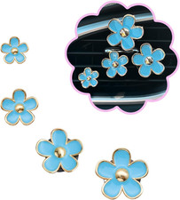 4Pcs Flowers Air Vent Clips Car Air Freshener,Girly Flowers Car Accessories for