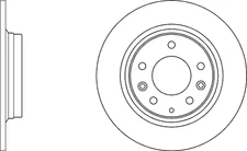 Solid Brake Discs and Pads Rear Proformer PBD8637+PBP7655 fits MAZDA MX5