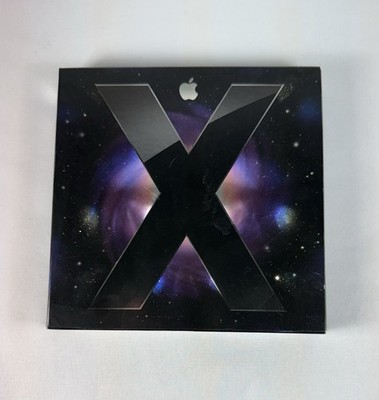 Apple Mac OS X Leopard Version 10.5.1 Install DVD Retail Box MB422Z/A 2007 V